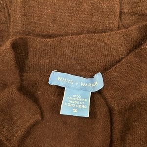 White + Warren Vneck Sweater.